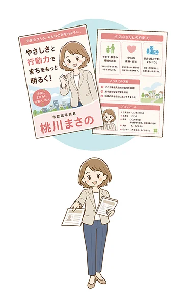 政治活動フライヤー